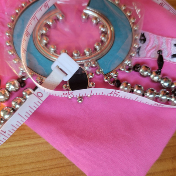 Boho Turquoise Squash Blossom Necklace | Pink Zebra Just Add Soaks - Picture 6 of 9